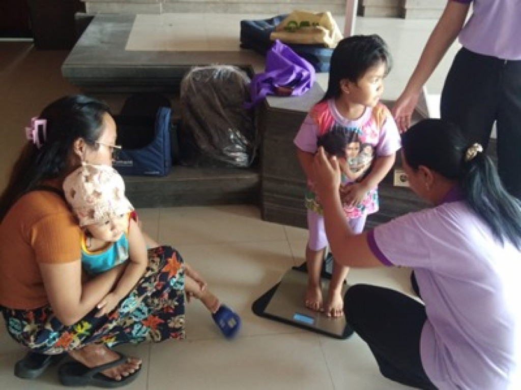 Giat Rutin Posyandu Balita Br. Kung, Desa Dalung
